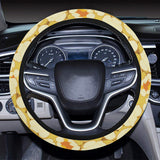 Popcorn Pattern Print Design 04 Car Steering Wheel Cover