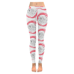Hand drawn dragon fruit Women's Legging Fulfilled In US