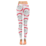 Hand drawn dragon fruit Women's Legging Fulfilled In US