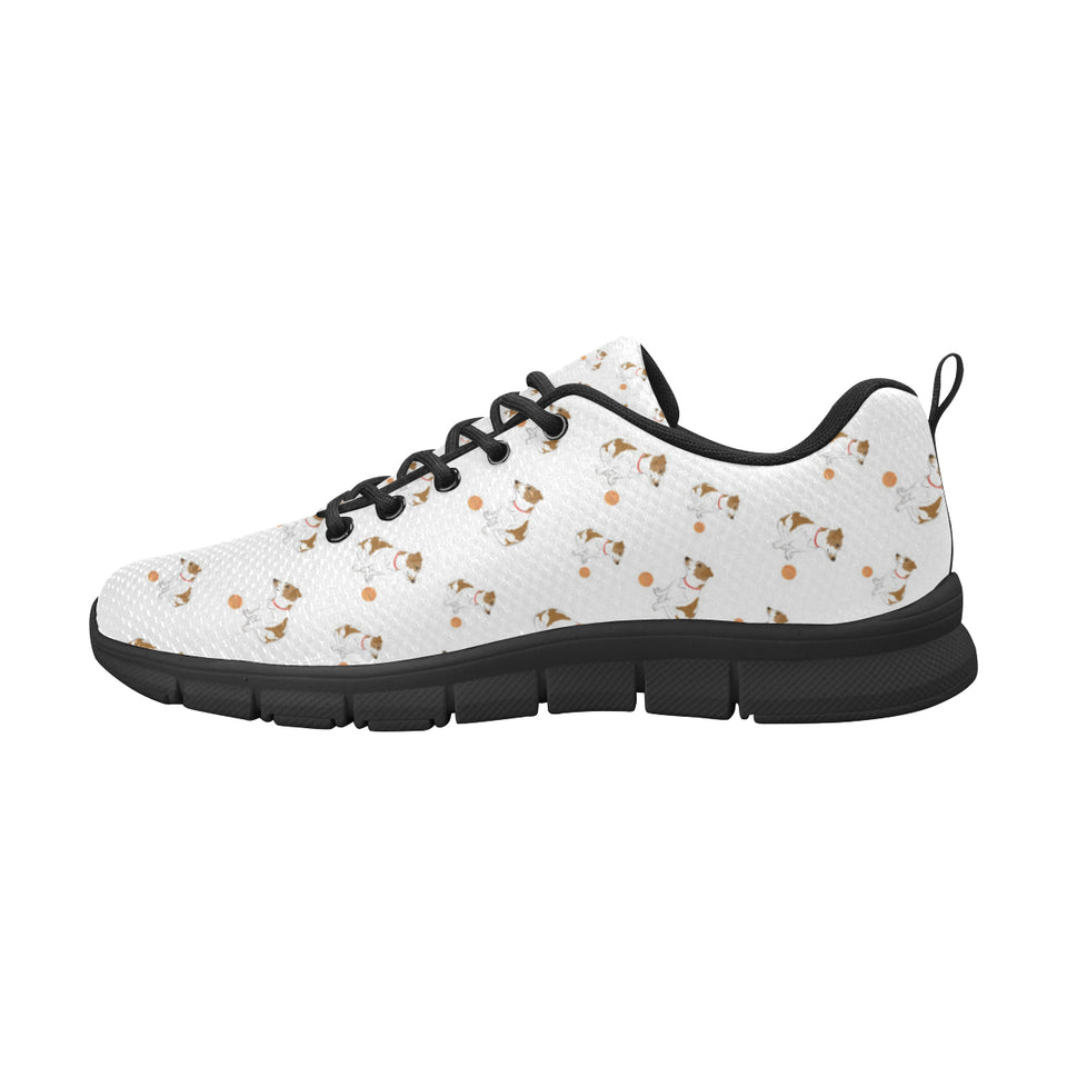 Jack Russel Pattern Print Design 05 Women's Sneaker Shoes