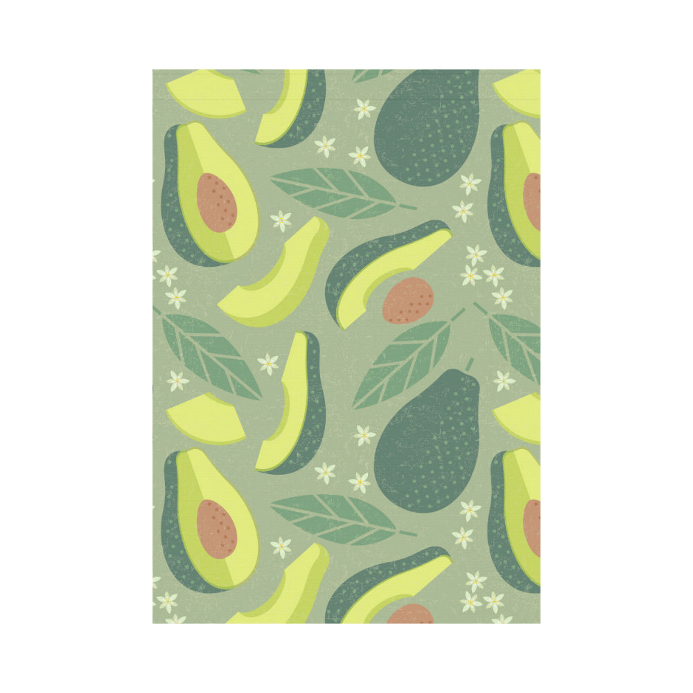 Avocado pattern House Flag Garden Flag