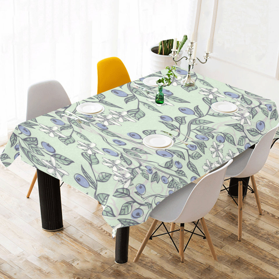 hand drawn blueberry pattern Tablecloth