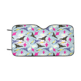 Stingray Pattern Print Design 01 Car Sun Shade