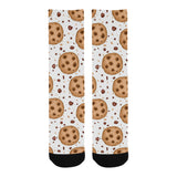 chocolate chip cookie pattern Crew Socks