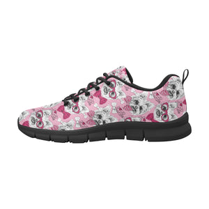 Yorkshire Terrier Pattern Print Design 03 Women's Sneaker Shoes