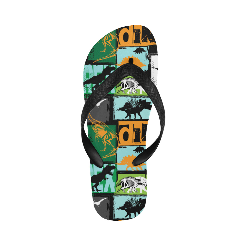 dinosaurs print pattern Unisex Flip Flops