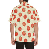 Tomato dot background Men's All Over Print Hawaiian Shirt