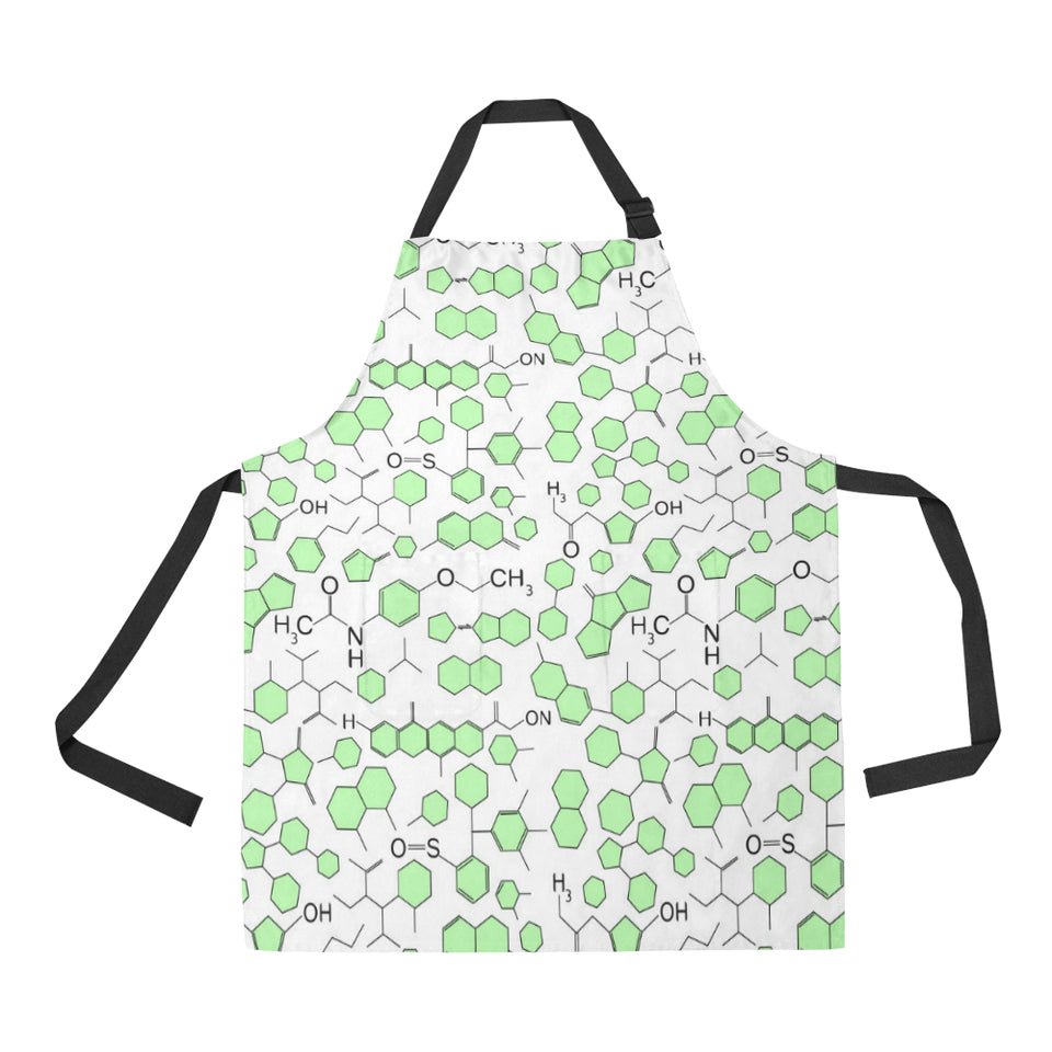 Chemistry Periodic Table Pattern Print Design 03 All Over Print Adjustable Apron