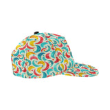 Colorful moon pattern All Over Print Snapback Cap