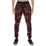 Boomerang Australian aboriginal ornament circle bl Unisex Casual Sweatpants