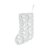 Bull Terrier Pattern Print Design 01 Christmas Stocking