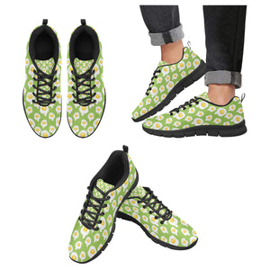 Fried Eggs Pattern Print Design 01 Men's Breathable Sneakers ( Model 055)