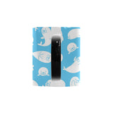 Cute white sea lion seals pattern Morphing Mug Heat Changing Mug