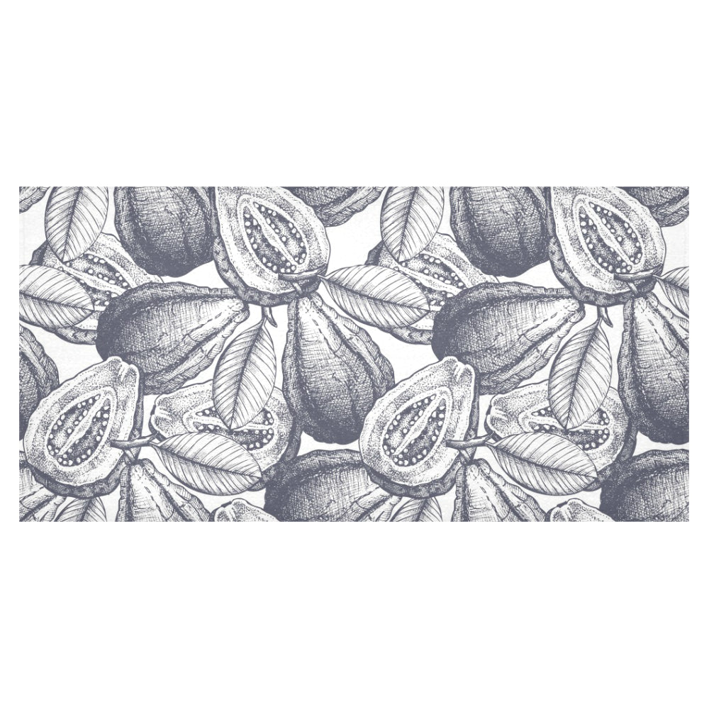 Guava tropical hand drawn pattern Tablecloth