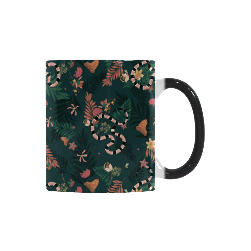 Snake forest pattern Morphing Mug Heat Changing Mug