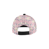 Japanese crane rose pattern All Over Print Snapback Cap