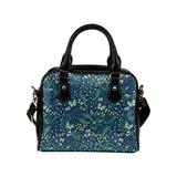 butterfly leaves pattern Shoulder Handbag