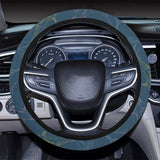 Swordfish Pattern Print Design 02 Car Steering Wheel Cover