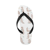 Cute sea otters pattern Unisex Flip Flops