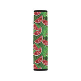 Watermelons tropical palm leaves pattern backgroun Car Seat Belt Cover