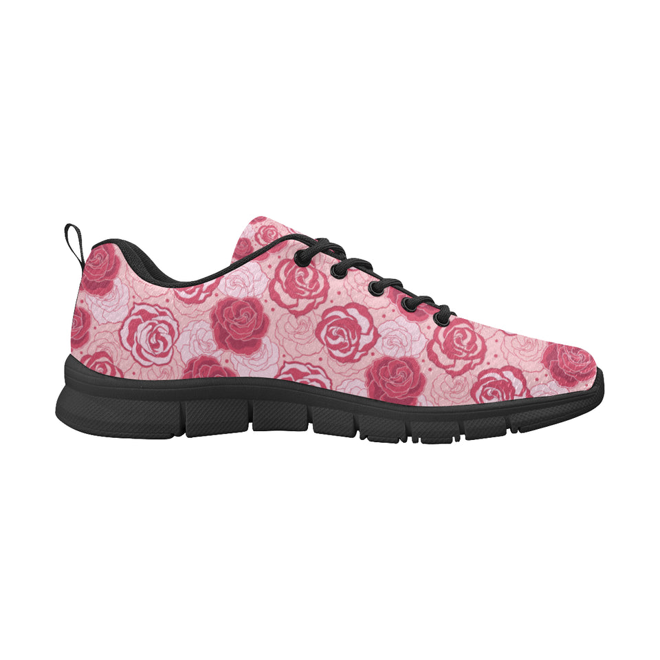 Rose Pattern Print Design 02 Women's Sneaker Shoes