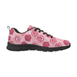 Rose Pattern Print Design 02 Women's Sneaker Shoes