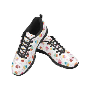 Cake cupcake design pattern Men's Sneaker Shoes