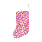 Hibiscus Pattern Print Design 01 Christmas Stocking