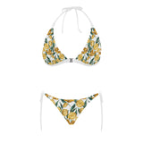 yellow tulips pattern Sexy Bikinis Two-Piece Swimsuits