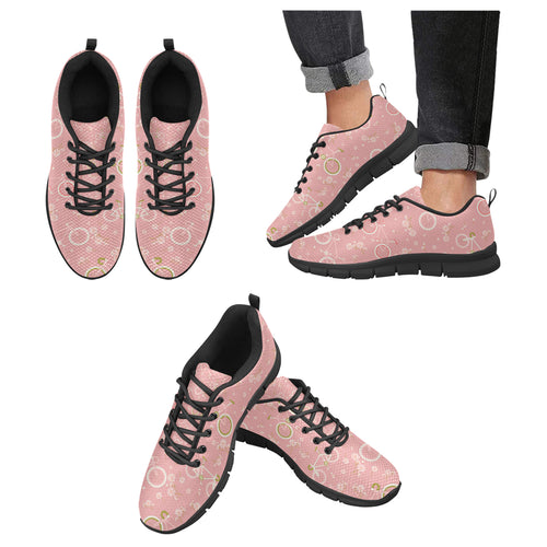 Bicycle Pattern Print Design 02 Men's Breathable Sneakers ( Model 055)