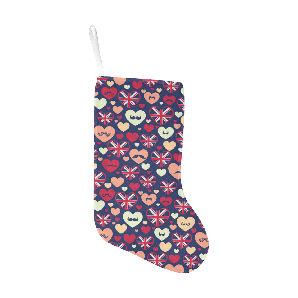 British Pattern Print Design 02 Christmas Stocking
