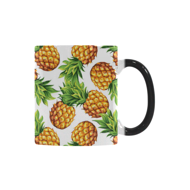 Pineapples design pattern Morphing Mug Heat Changing Mug