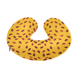 Passion fruit texture U-Shaped Travel Neck Pillow