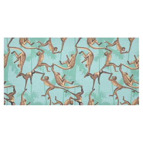 Monkey Palm tree background Tablecloth