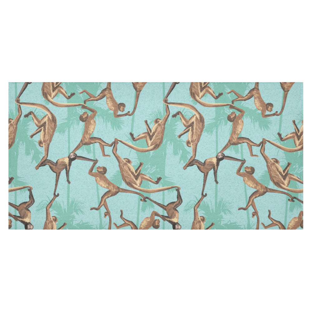 Monkey Palm tree background Tablecloth
