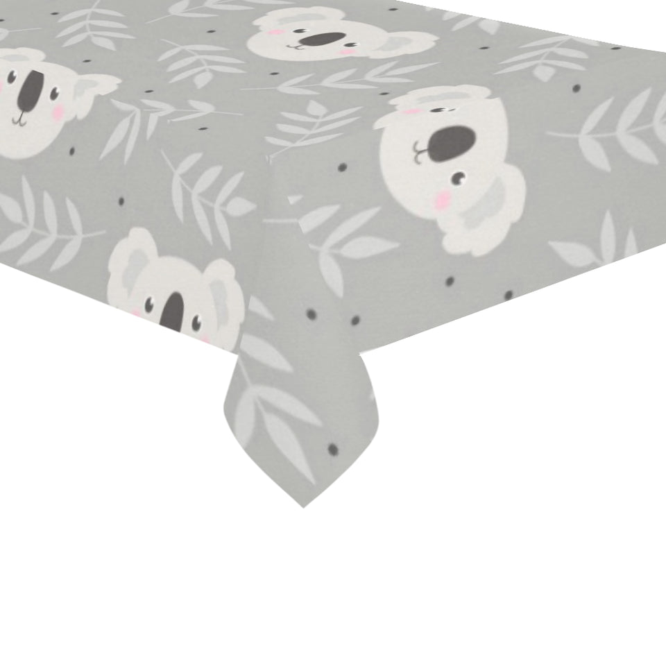 Cute koala leaves pattern Tablecloth