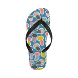 Colorful mushroom design pattern Unisex Flip Flops
