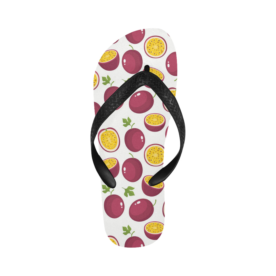 Passion fruit design pattern Unisex Flip Flops