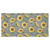 sunflowers ribbon background Tablecloth