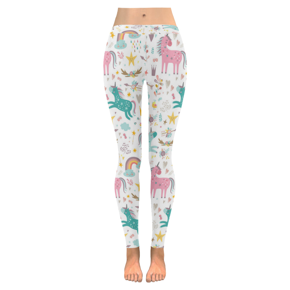 Colorful unicorn pattern Women's Legging Fulfilled In US