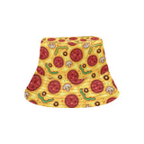 Pizza texture pattern Unisex Bucket Hat