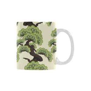 Bonsai pattern Classical White Mug (Fulfilled In US)