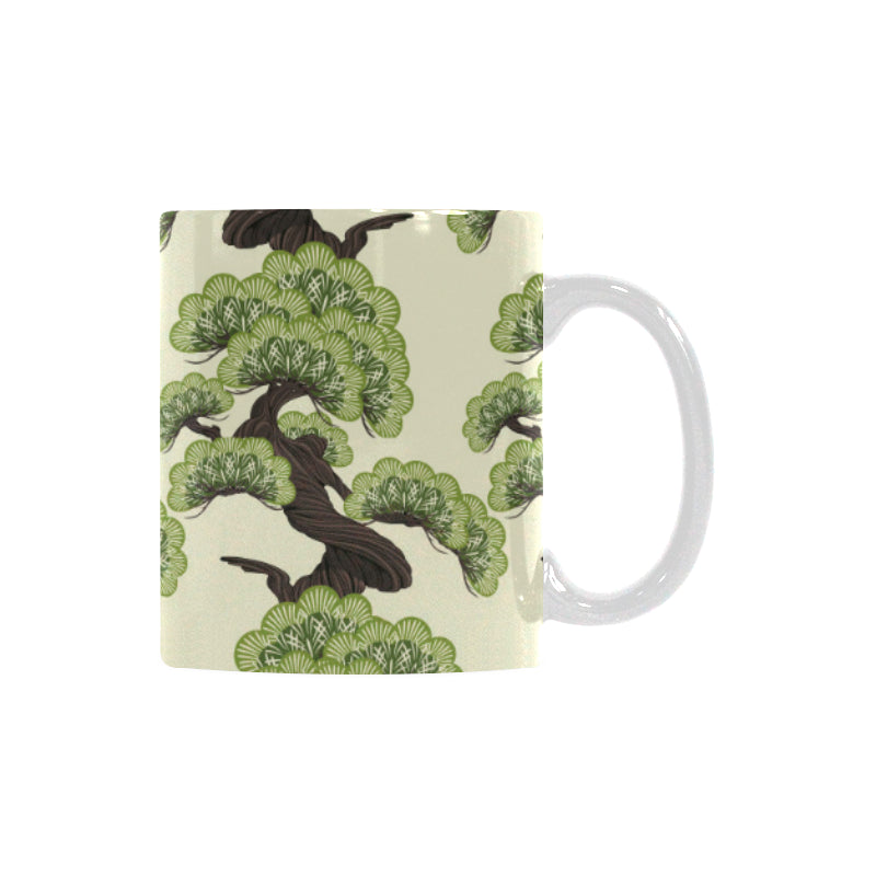Bonsai pattern Classical White Mug (Fulfilled In US)