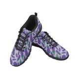 Eggplant Pattern Print Design 03 Men's Breathable Sneakers ( Model 055)
