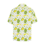Durian pattern background Men's All Over Print Hawaiian Shirt