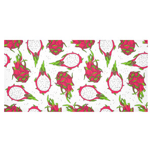 dragon fruits white background Tablecloth