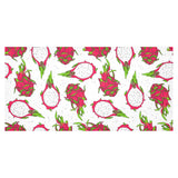 dragon fruits white background Tablecloth