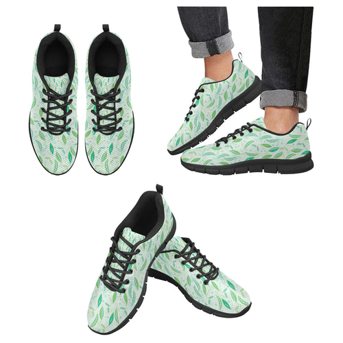 Green Peas Pattern Print Design 01 Men's Breathable Sneakers ( Model 055)