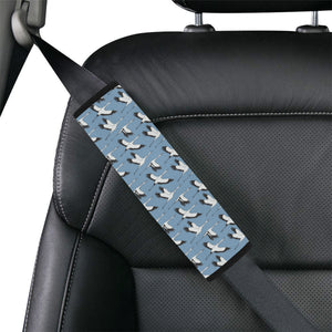Seagull Pattern Print Design 04 Car Seat Belt Cover