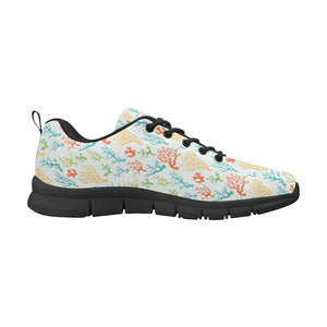 Coral Reef Pattern Print Design 02 Men's Breathable Sneakers ( Model 055)
